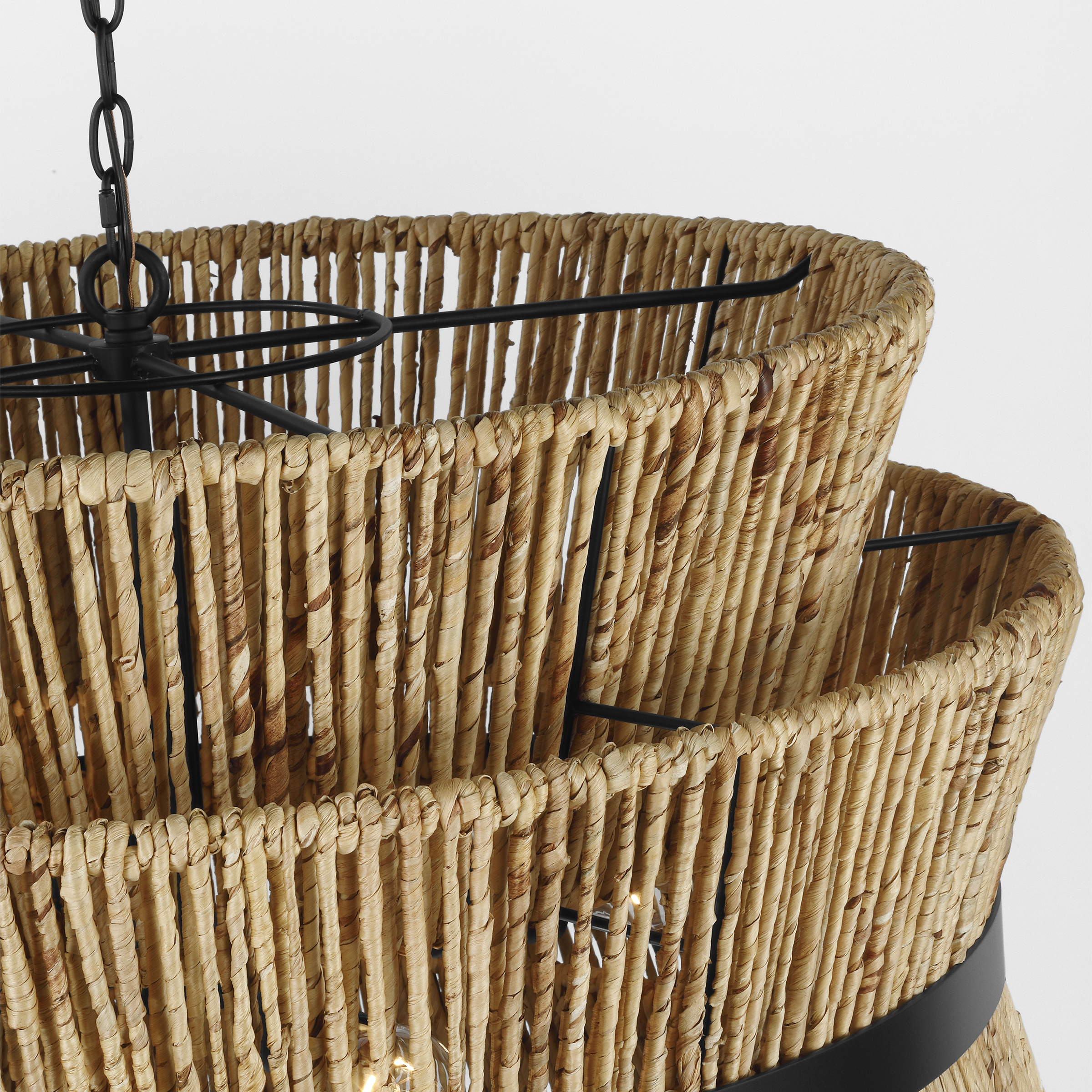 Thurlo Large Hanging Shade Midnight Black
