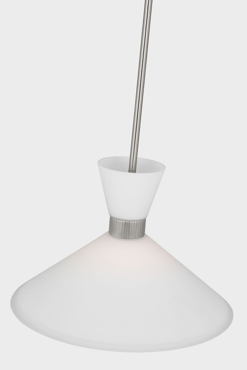 Belcarra Medium Pendant Brushed Steel