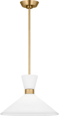Belcarra Medium Pendant Satin Brass