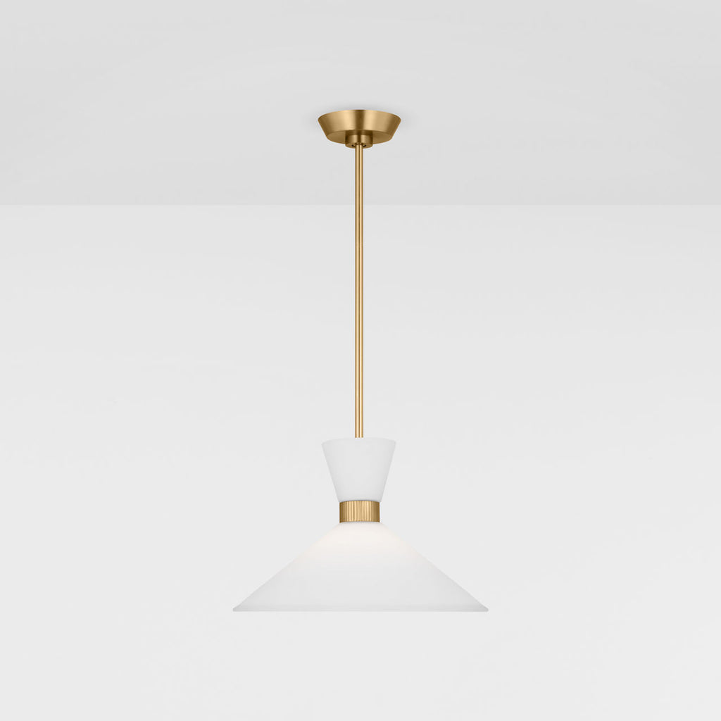 Belcarra Medium Pendant Satin Brass