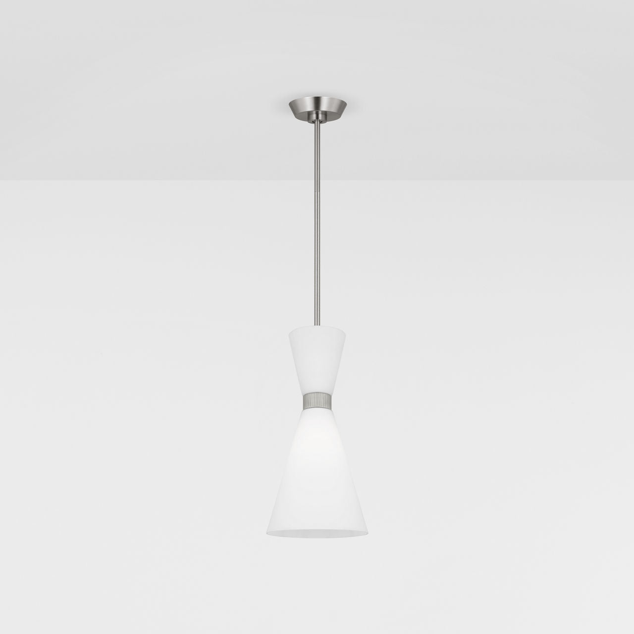 Belcarra Small Pendant Brushed Steel