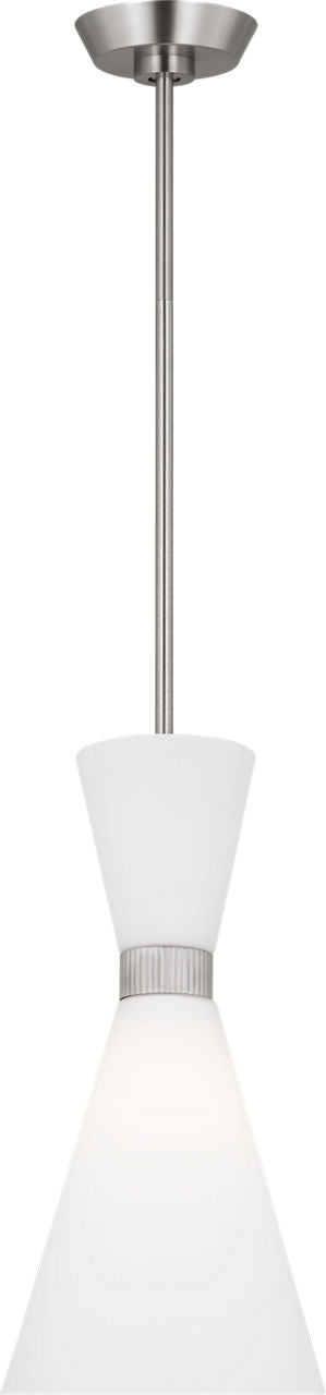 Belcarra Small Pendant Brushed Steel