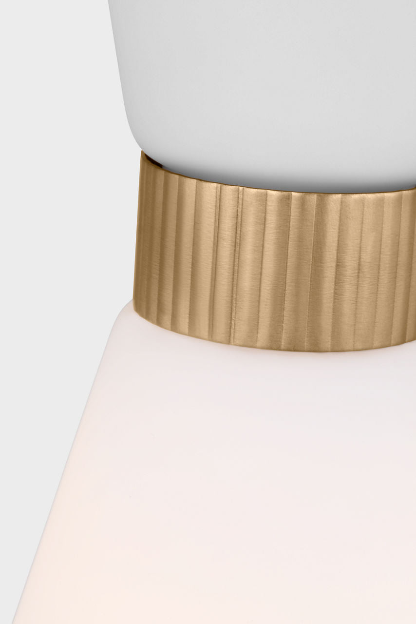 Belcarra Small Pendant Satin Brass