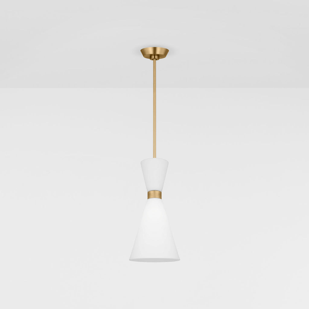 Belcarra Small Pendant Satin Brass