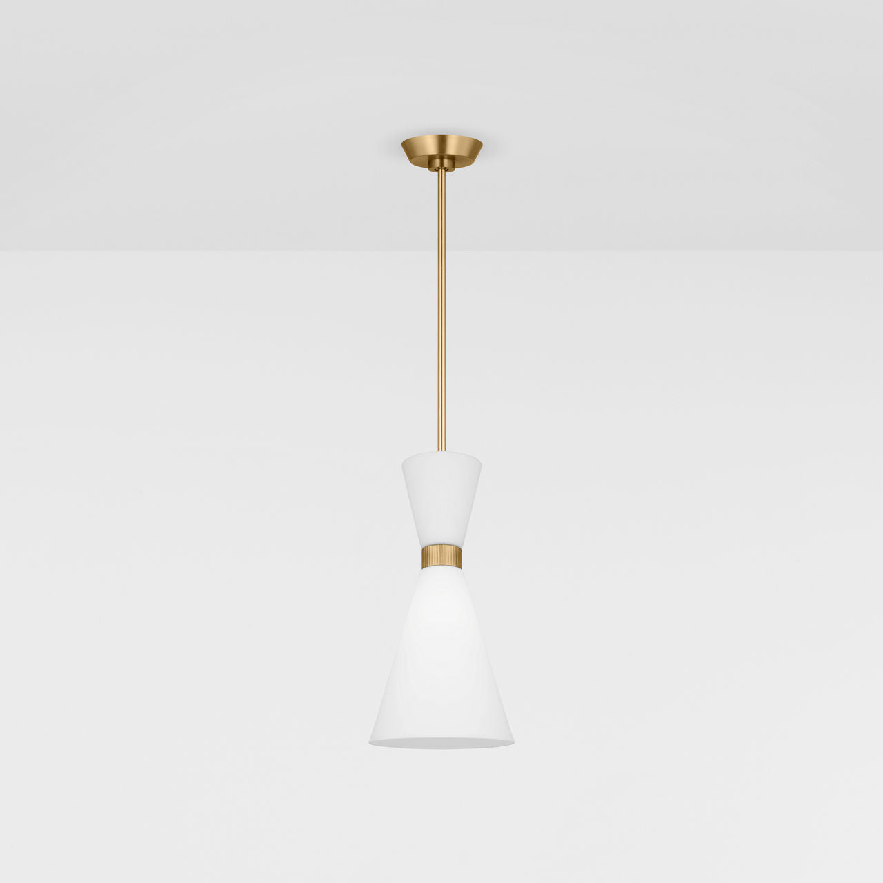 Belcarra Small Pendant Satin Brass