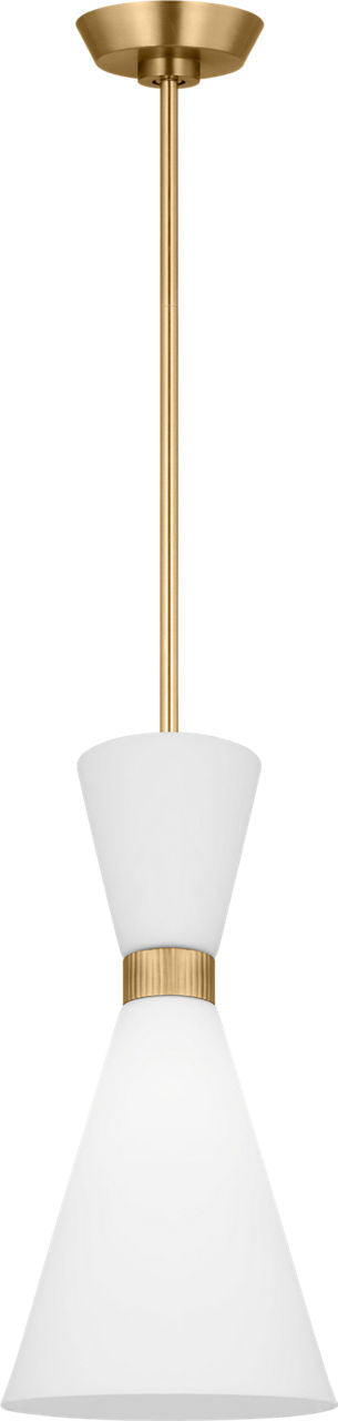 Belcarra Small Pendant Satin Brass