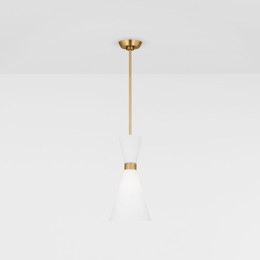 Belcarra Small Pendant Satin Brass