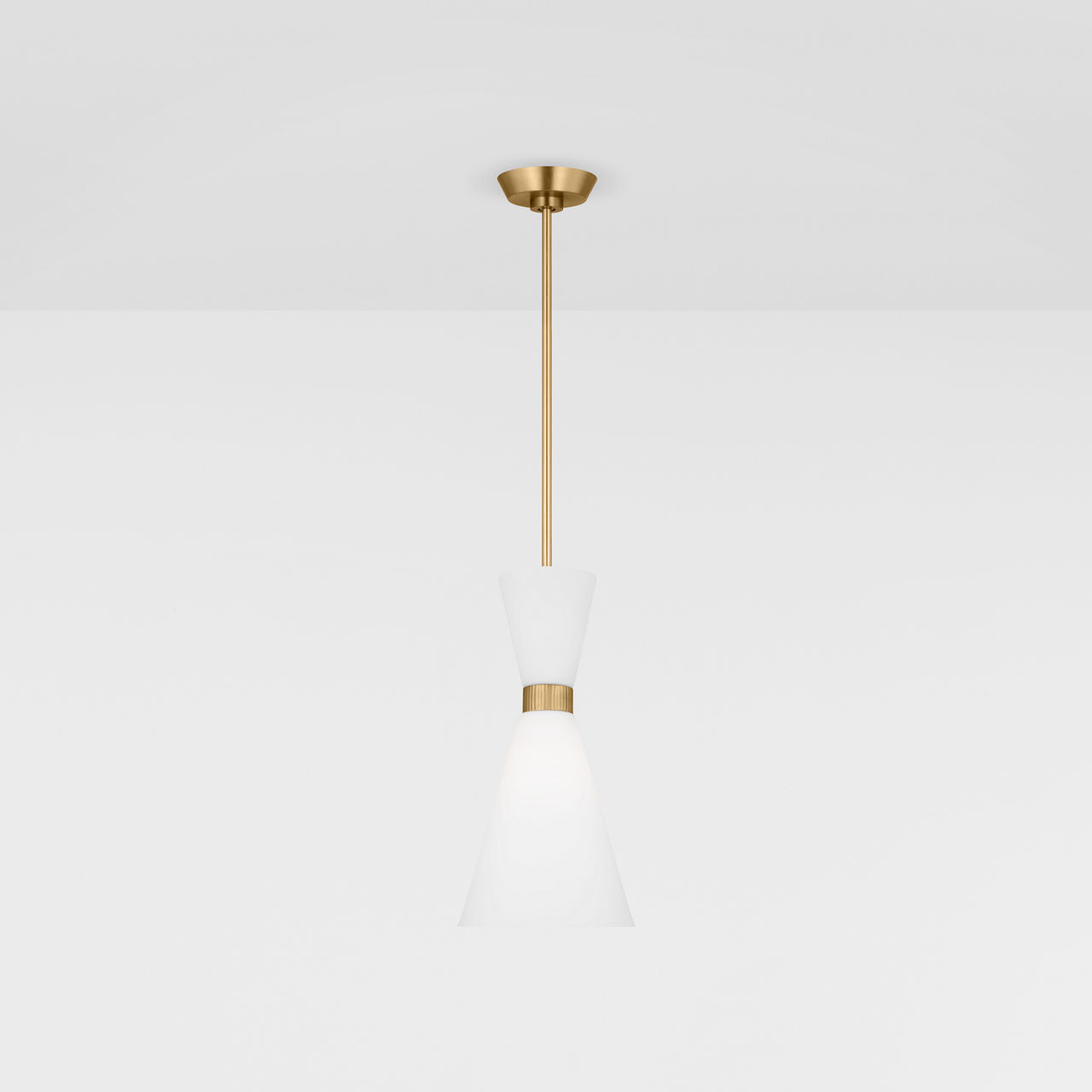Belcarra Small Pendant Satin Brass
