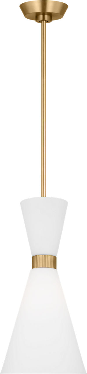 Belcarra Small Pendant Satin Brass