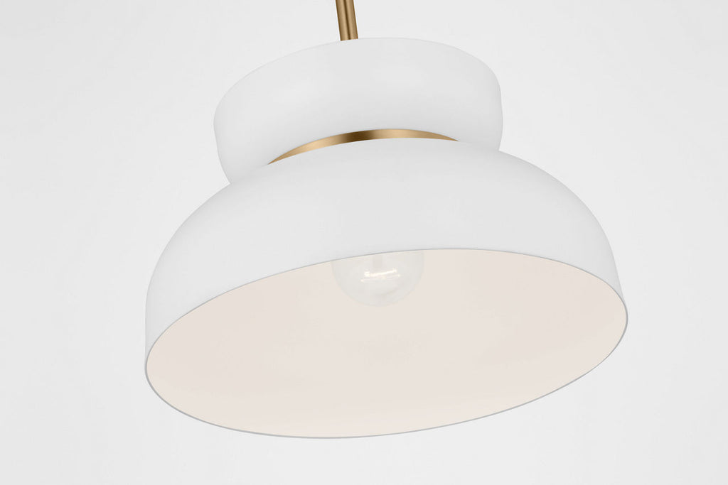 Pemberton Medium Pendant Matte White