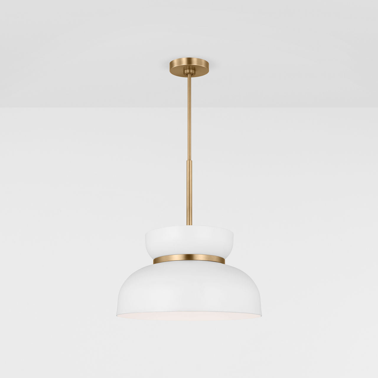 Pemberton Medium Pendant Matte White