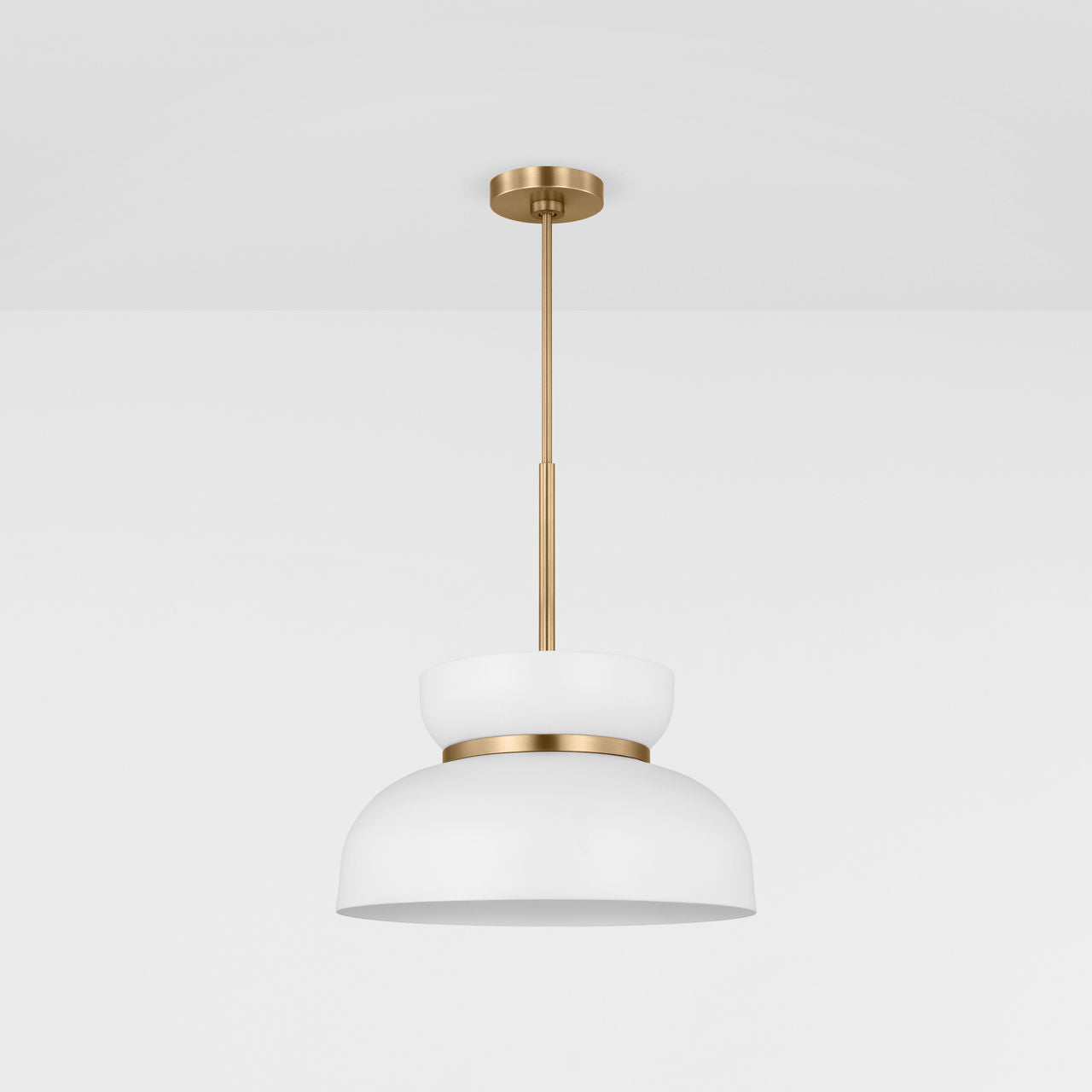 Pemberton Medium Pendant Matte White