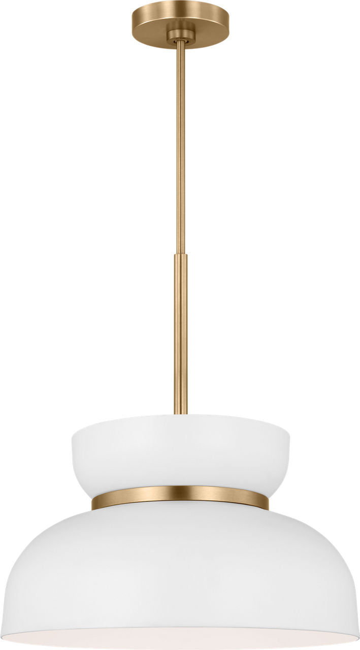 Pemberton Medium Pendant Matte White