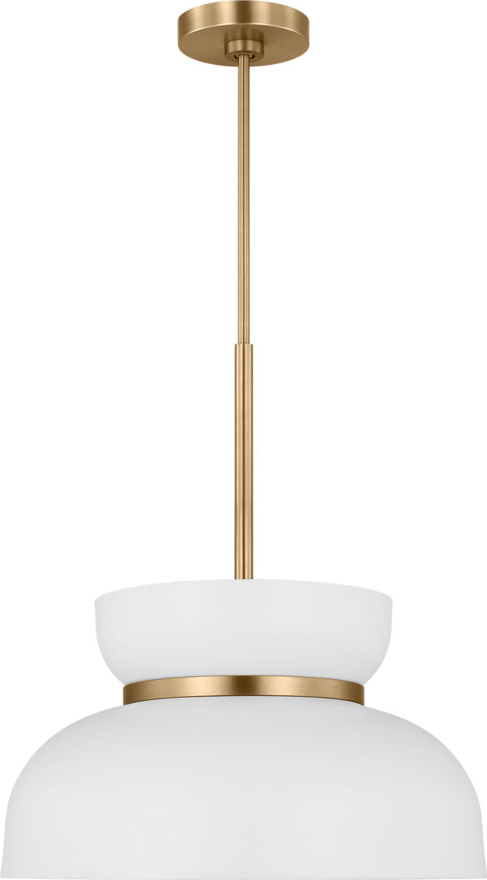 Pemberton Medium Pendant Matte White