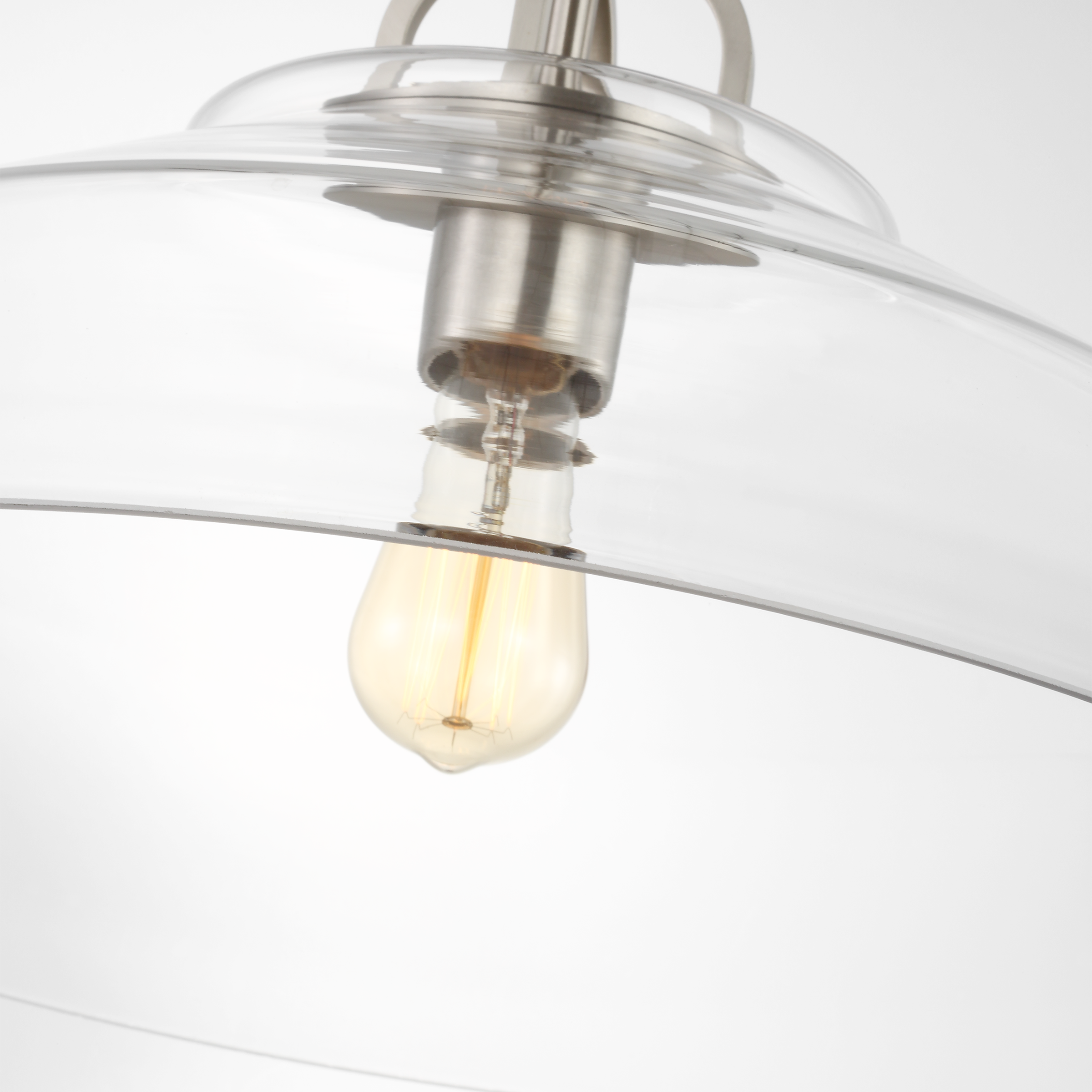 Payton Small Pendant Brushed Steel