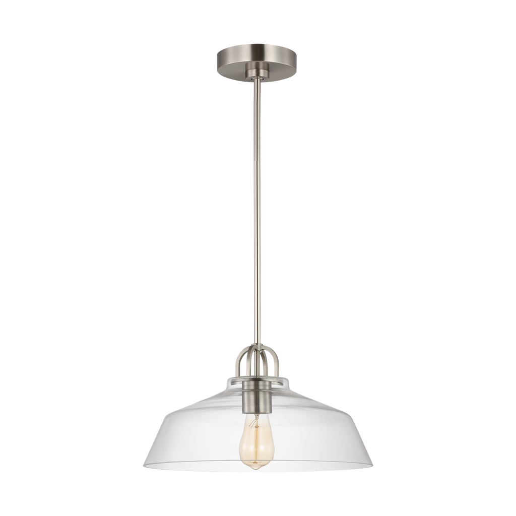 Payton Small Pendant Brushed Steel