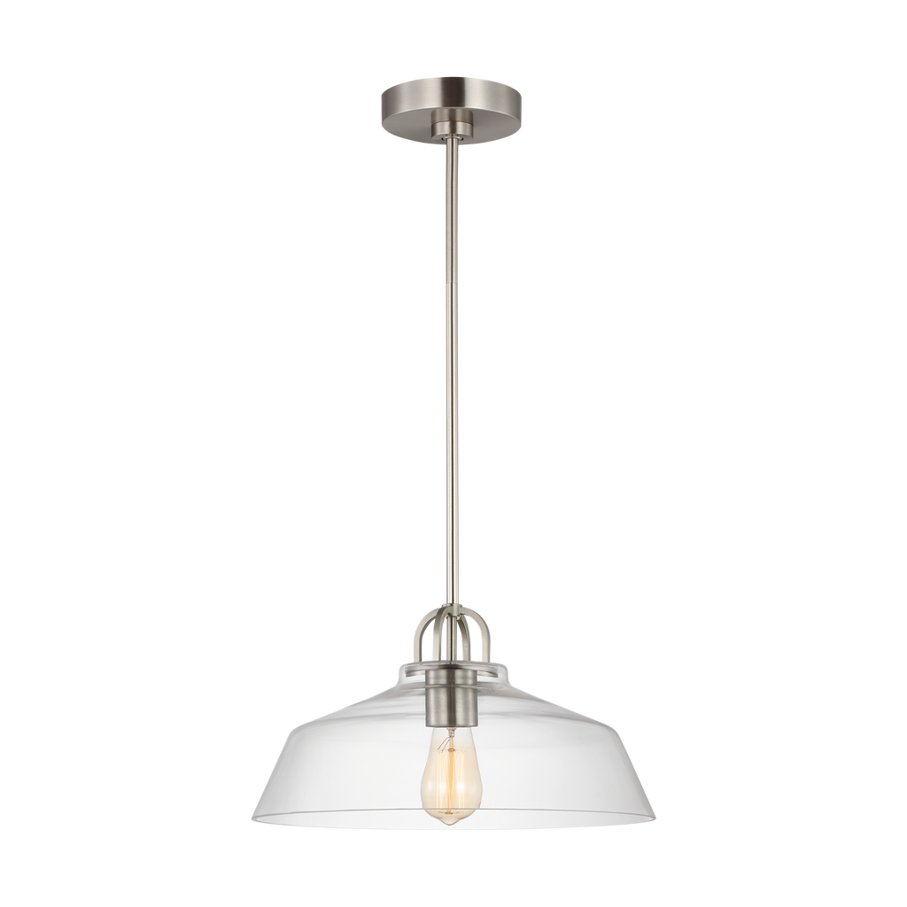 Payton Small Pendant Brushed Steel