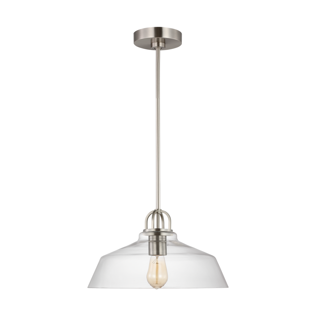 Payton Small Pendant Brushed Steel