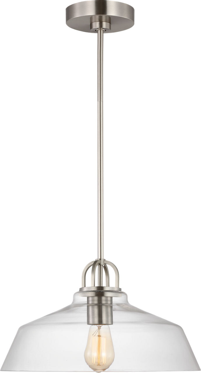 Payton Small Pendant Brushed Steel