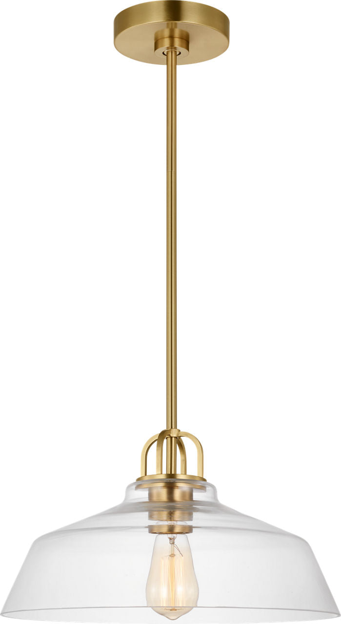 Payton Small Pendant Satin Brass