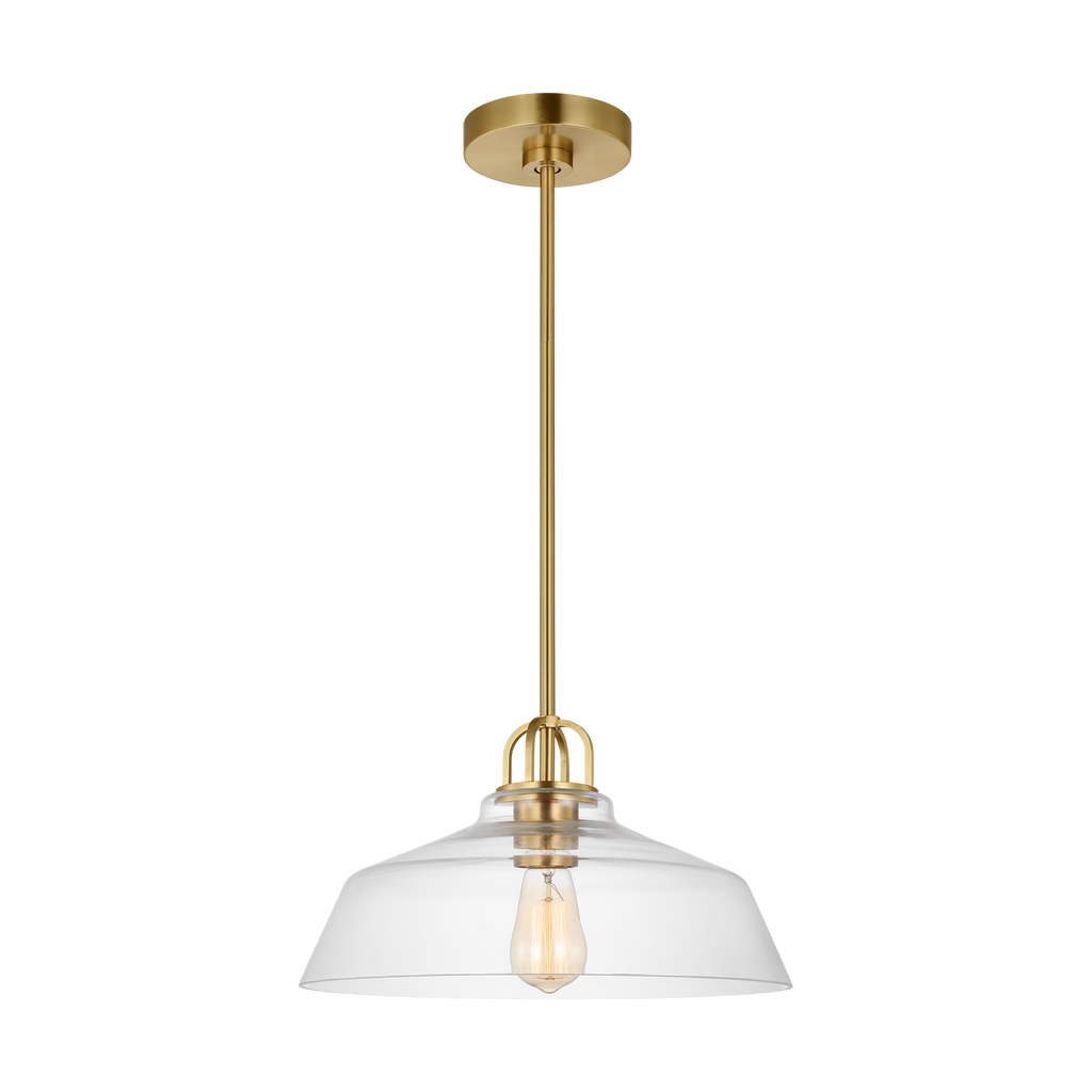 Payton Small Pendant Satin Brass