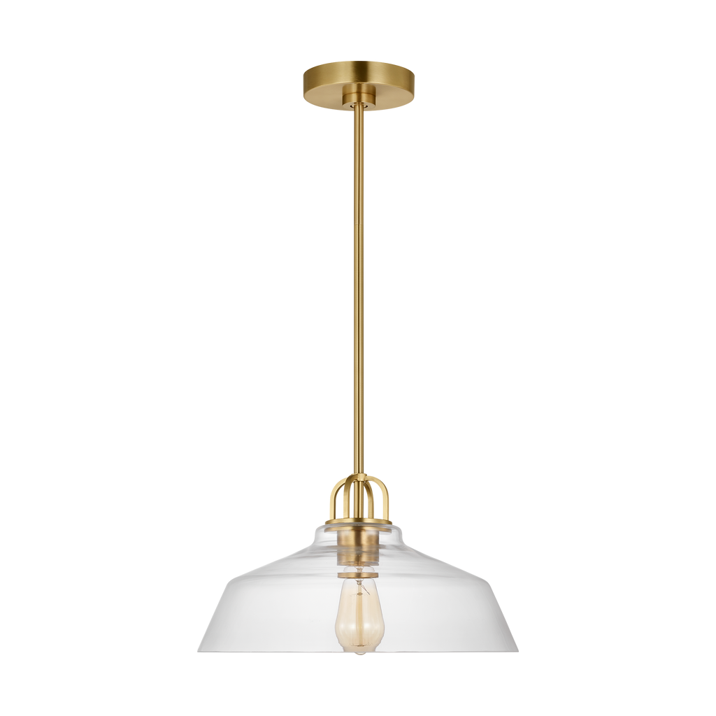 Payton Small Pendant Satin Brass
