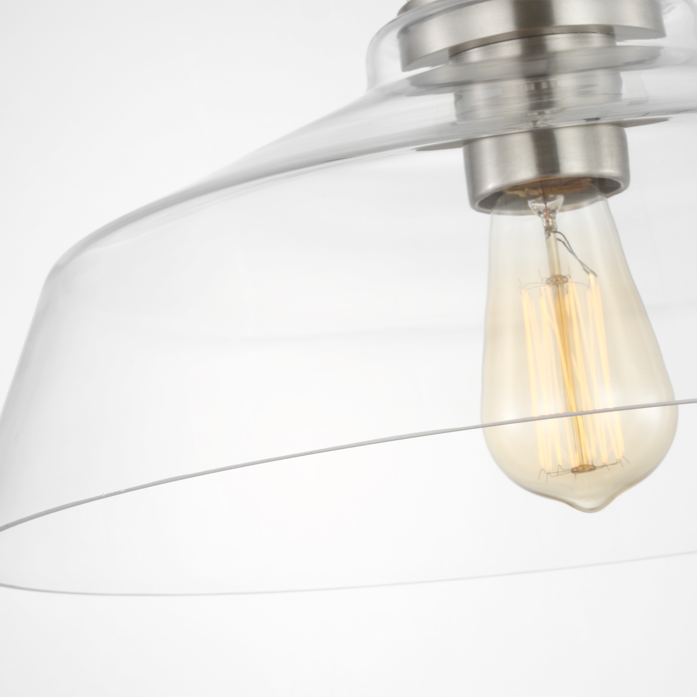 Payton Medium Pendant Brushed Steel