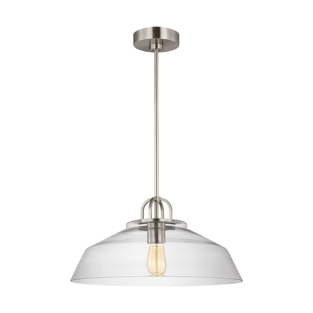 Payton Medium Pendant Brushed Steel