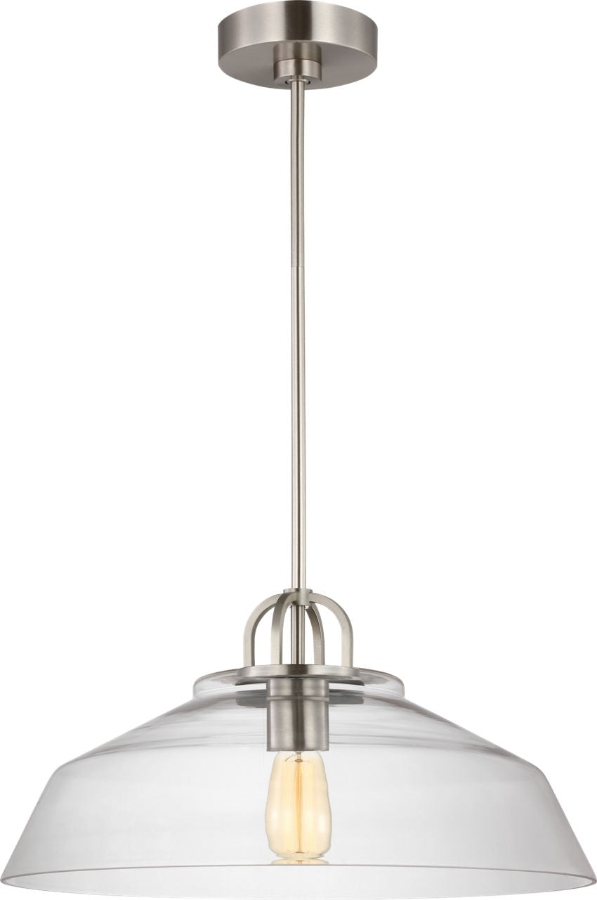 Payton Medium Pendant Brushed Steel