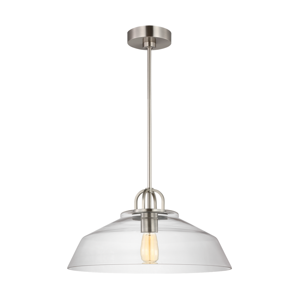 Payton Medium Pendant Brushed Steel