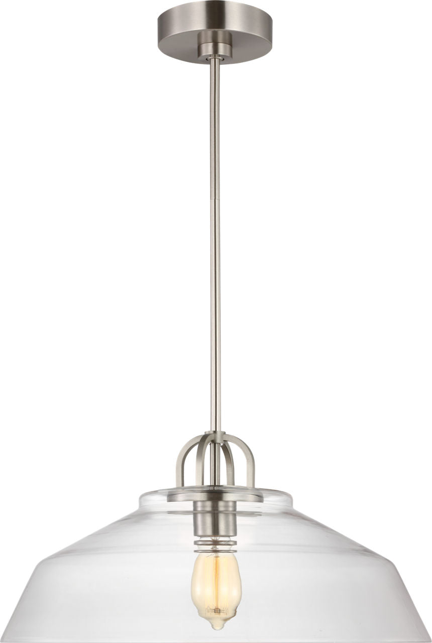 Payton Medium Pendant Brushed Steel