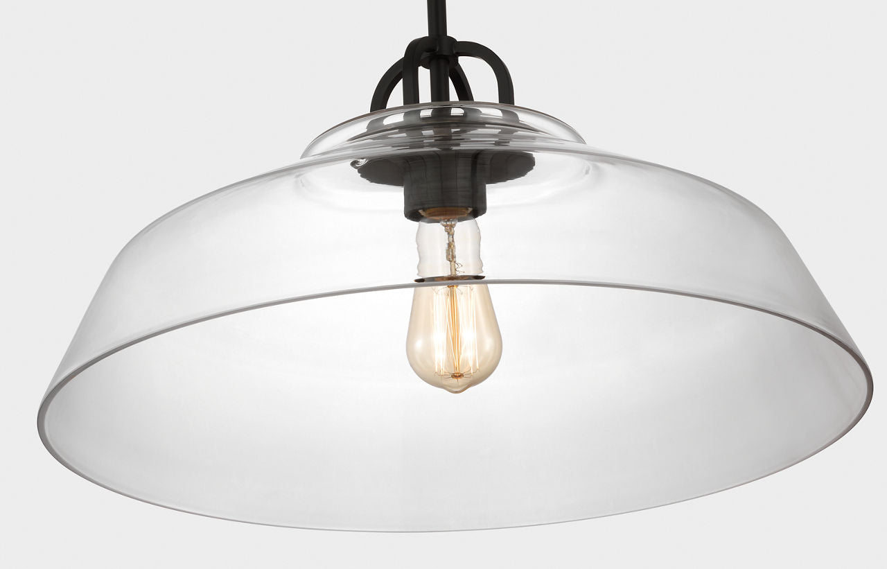 Payton Medium Pendant Midnight Black