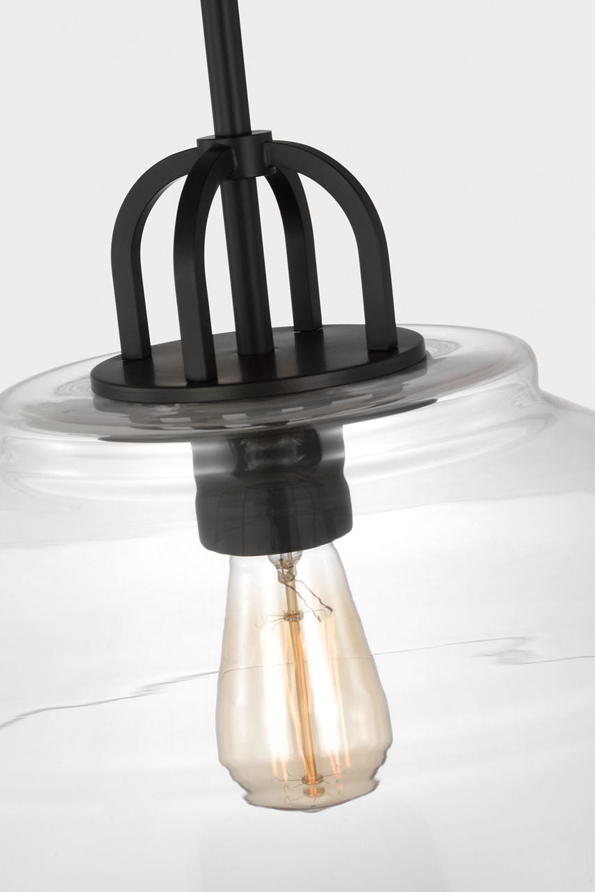 Payton Medium Pendant Midnight Black