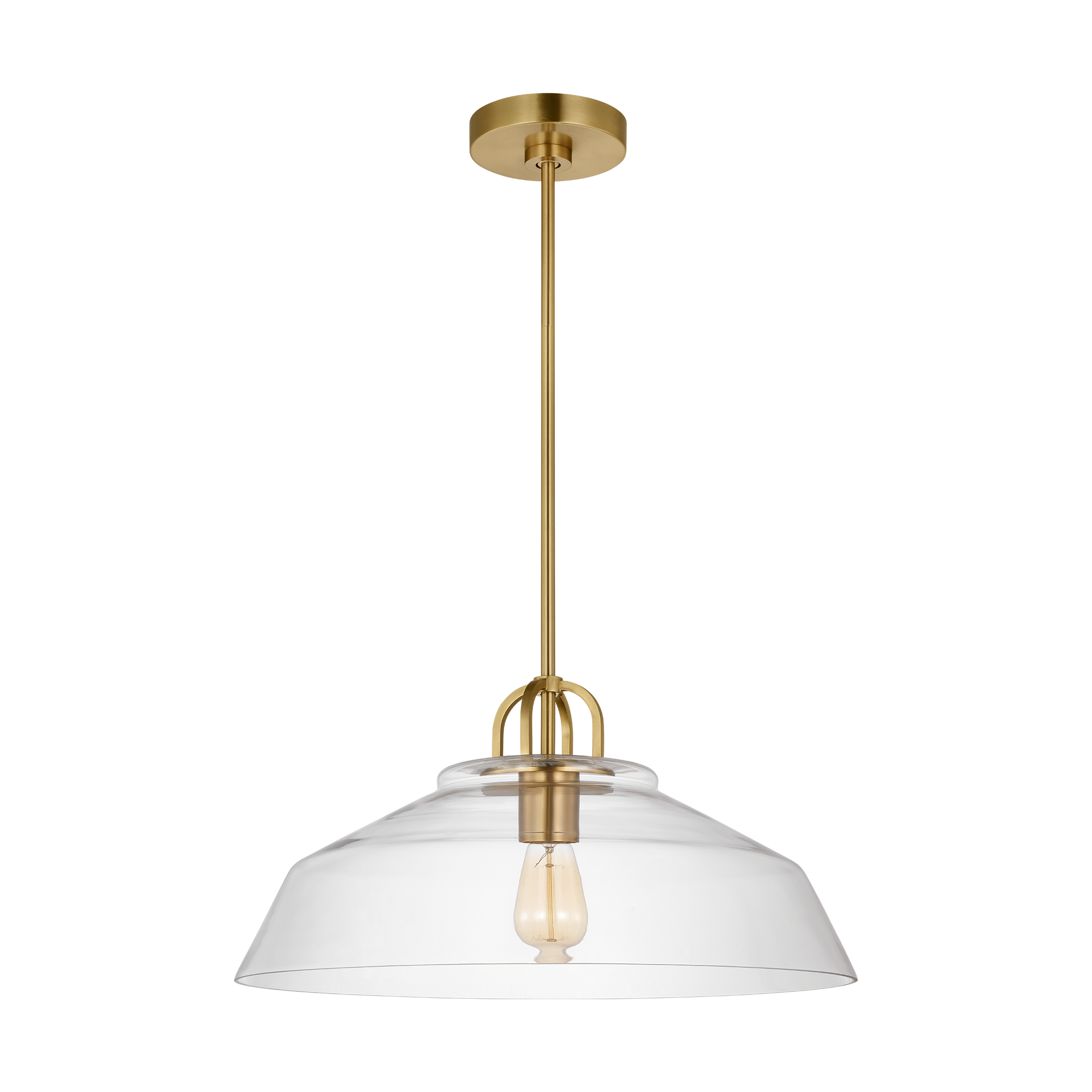 Payton Medium Pendant Satin Brass