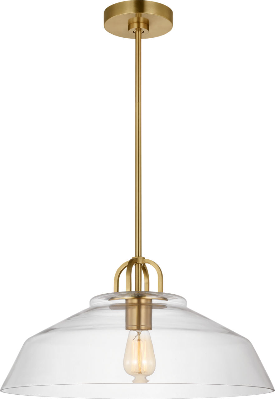 Payton Medium Pendant Satin Brass