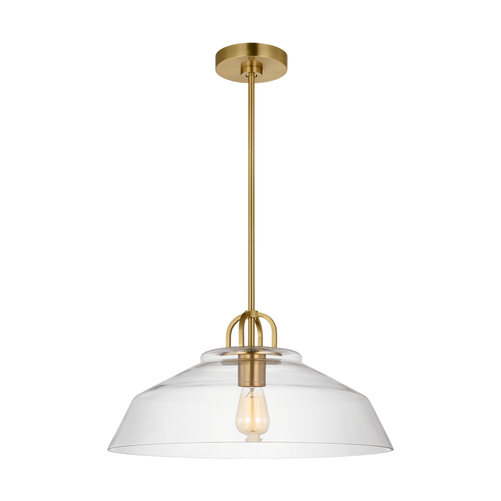Payton Medium Pendant Satin Brass