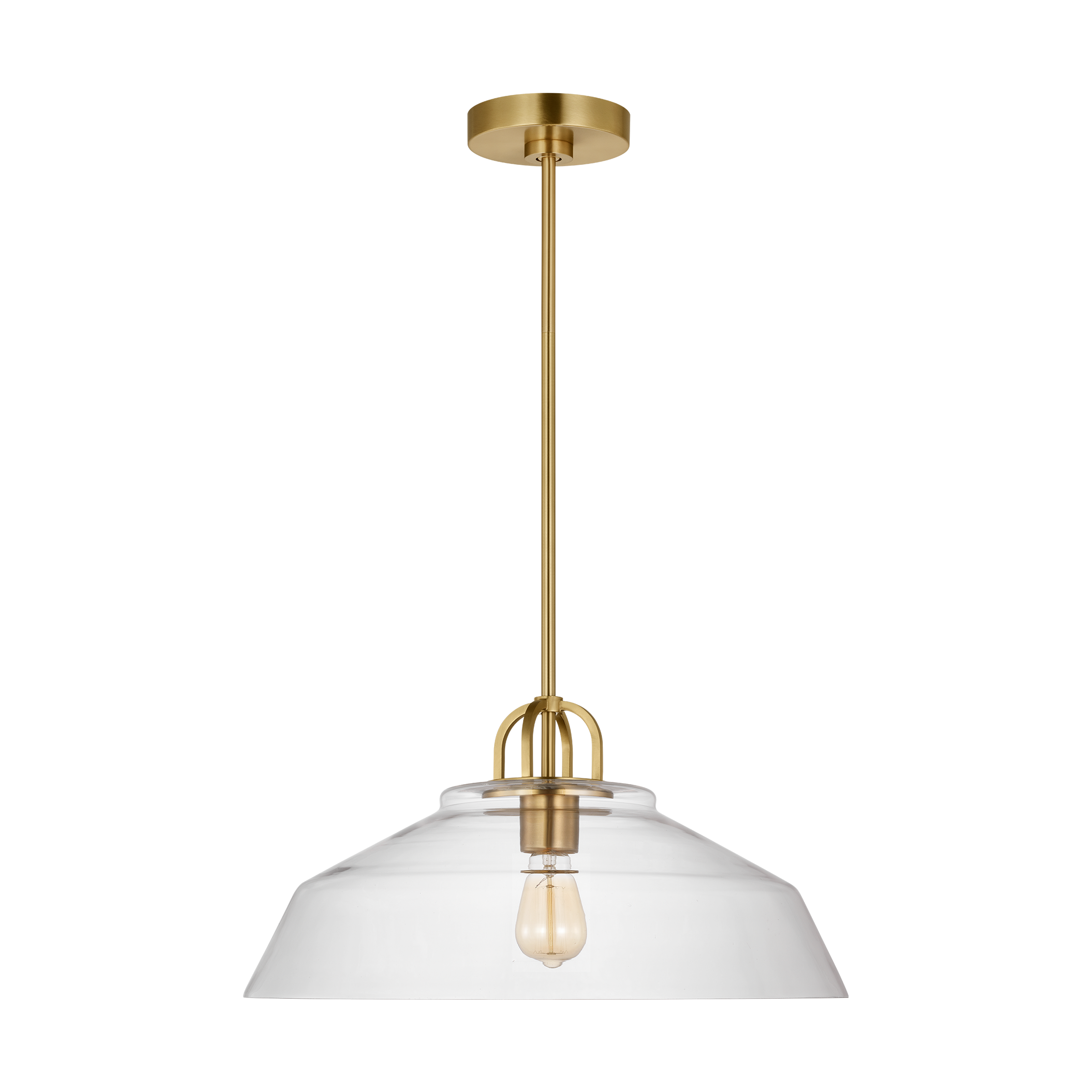 Payton Medium Pendant Satin Brass
