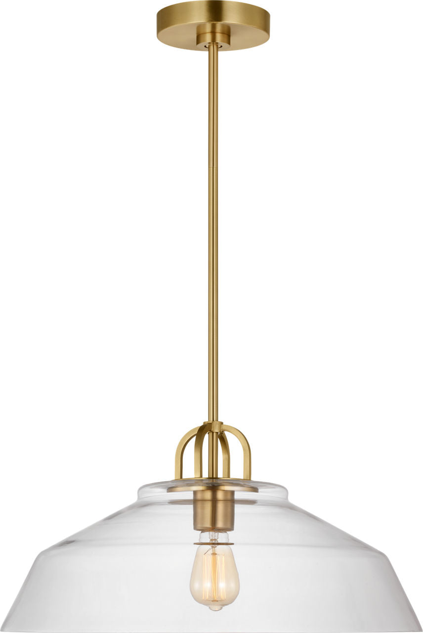 Payton Medium Pendant Satin Brass