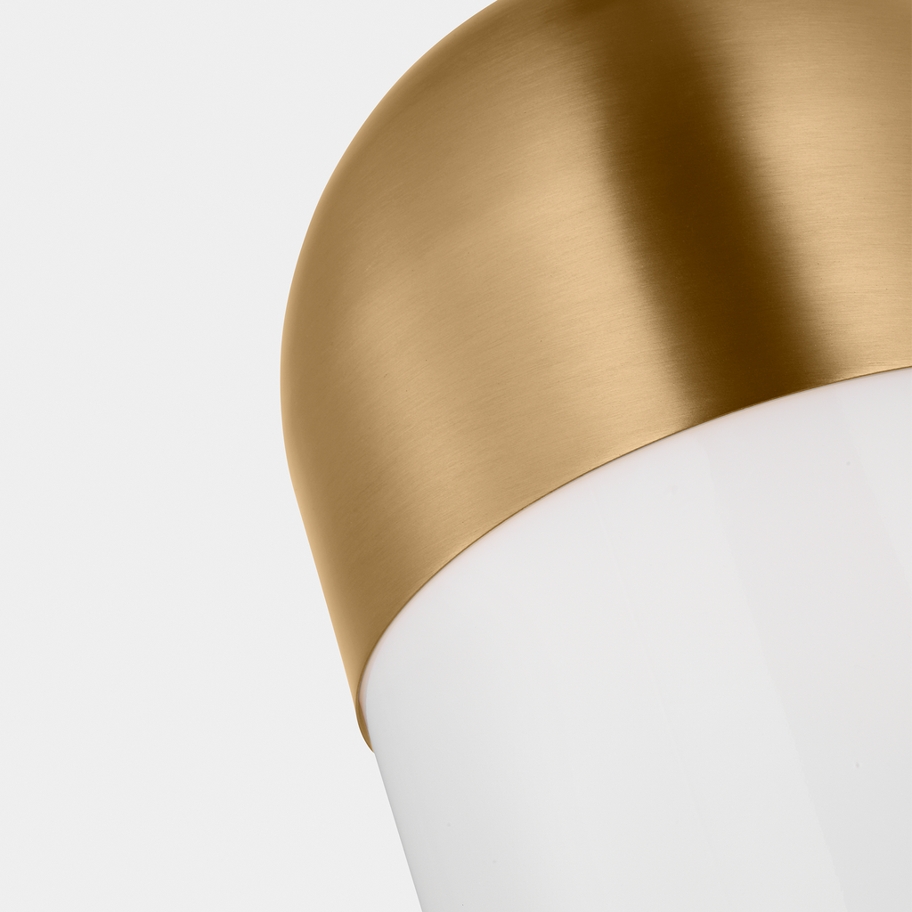 Foster Medium Pendant Satin Brass