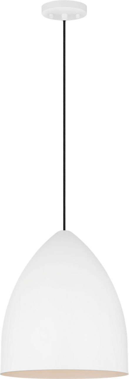Huron Medium Pendant Matte White