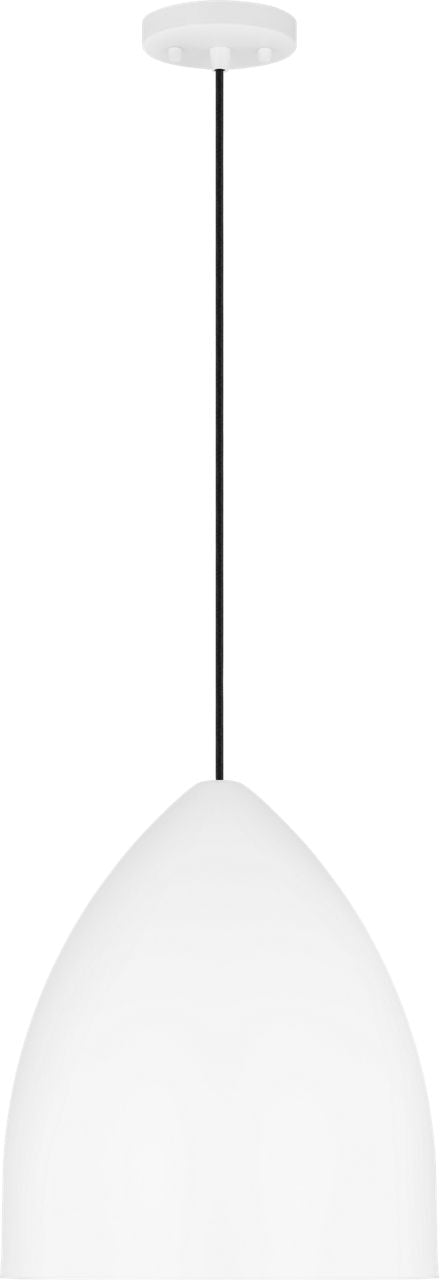 Huron Medium Pendant Matte White