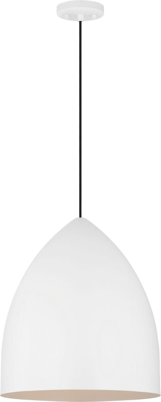 Huron Large Pendant Matte White