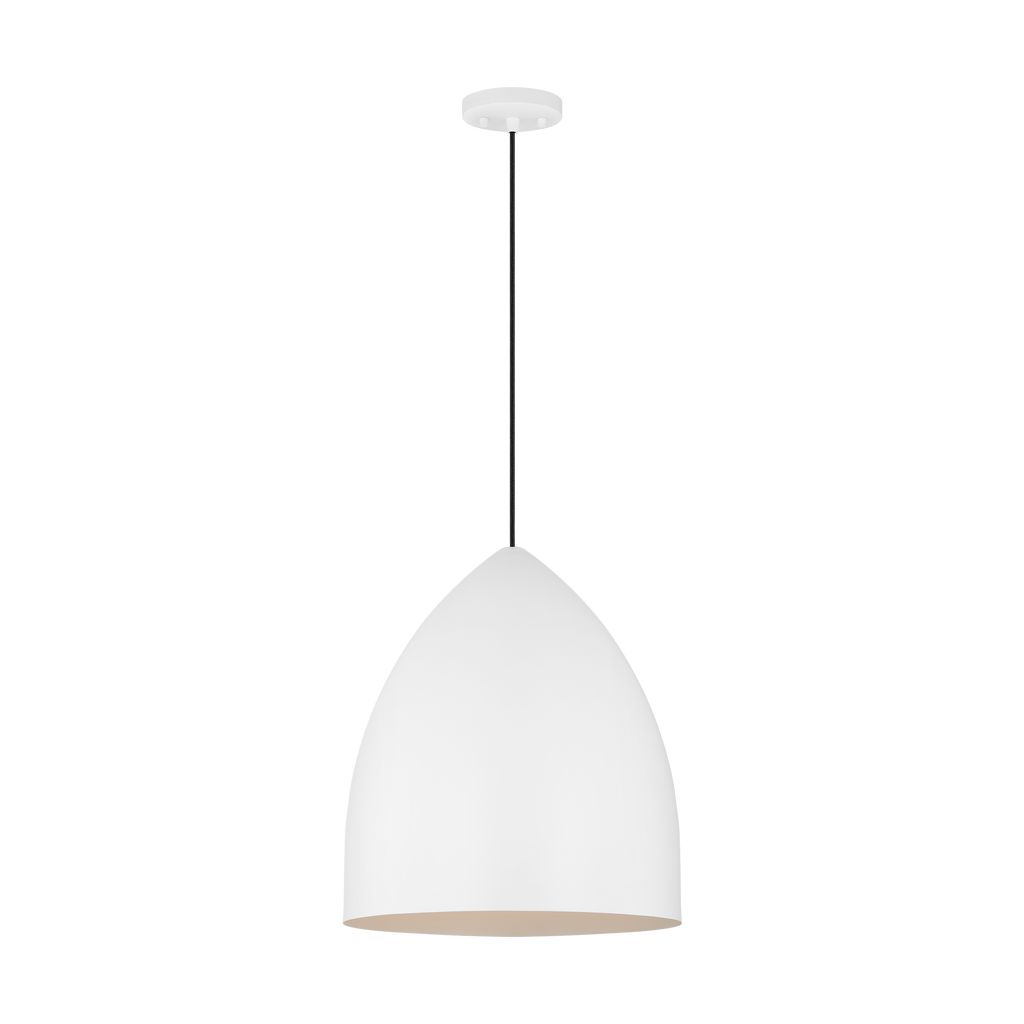 Huron Large Pendant Matte White