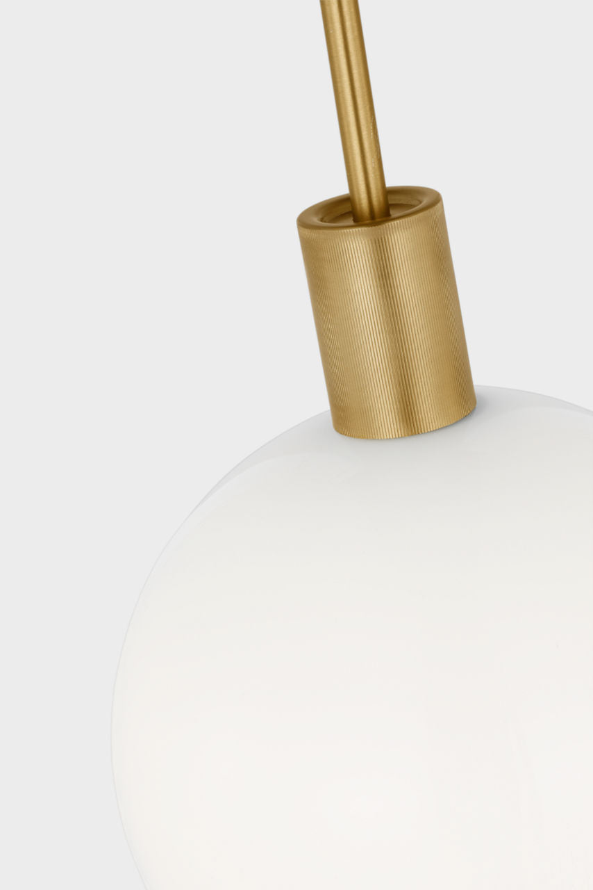 Colewood Small Pendant Satin Brass