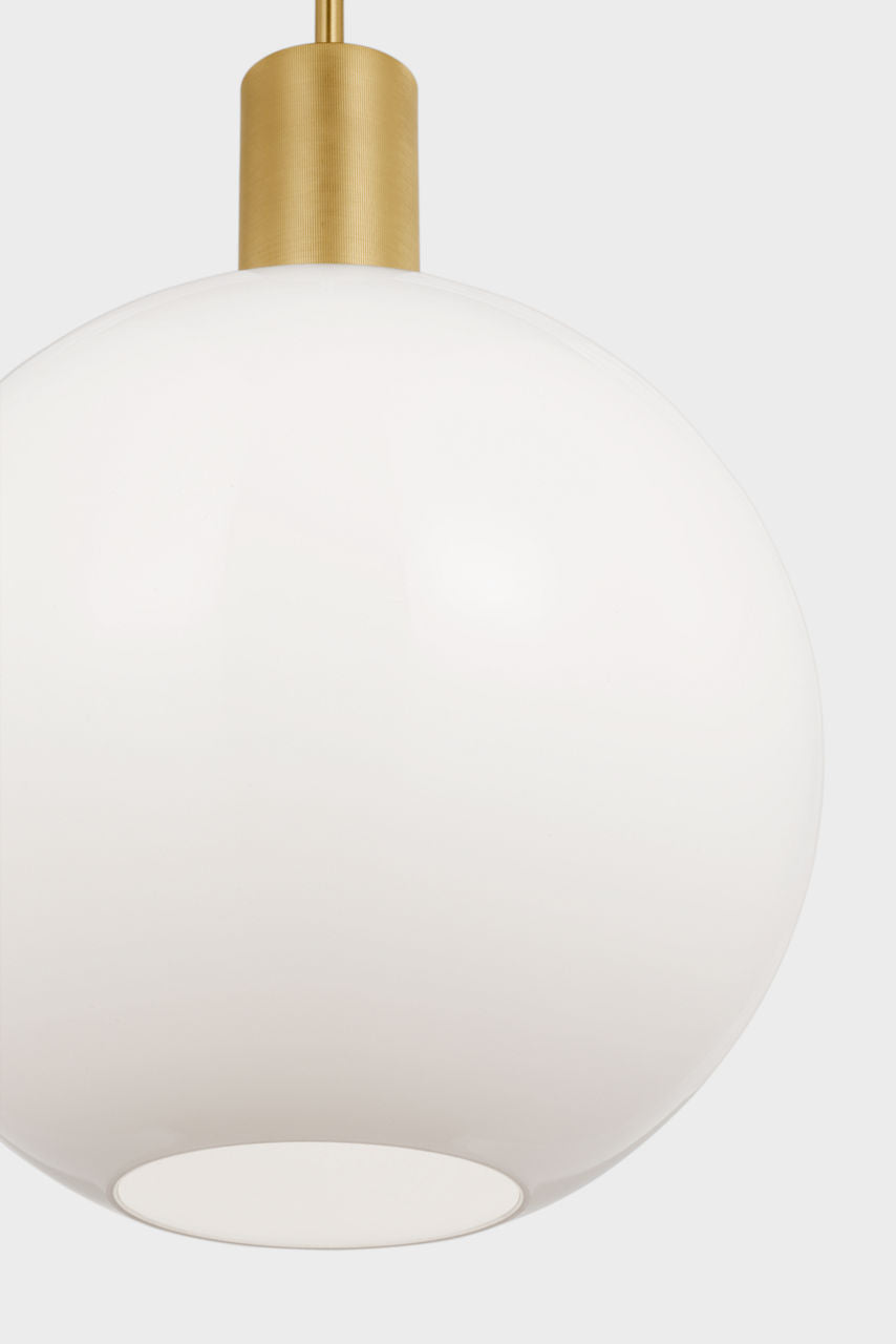 Colewood Medium Pendant Satin Brass