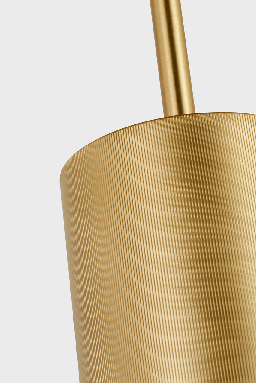 Colewood Large Pendant Satin Brass