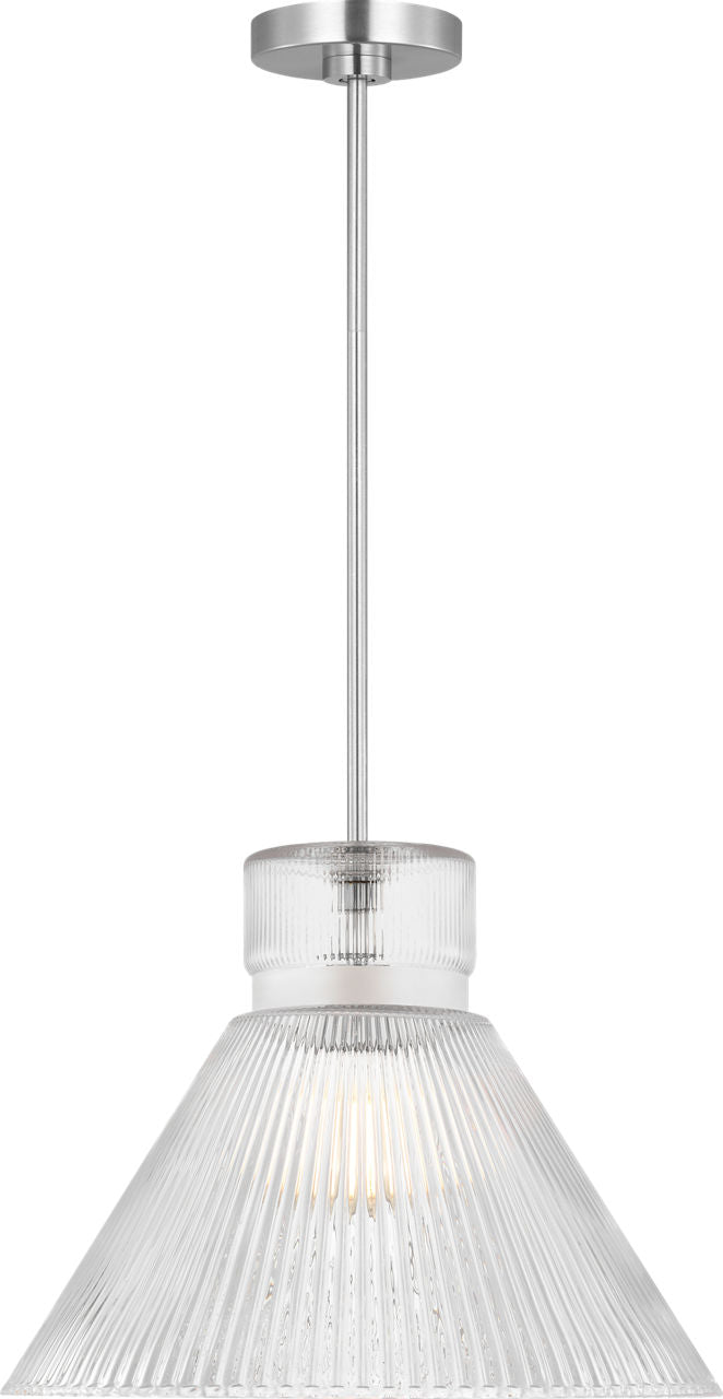 Liouet Large Pendant Brushed Nickel
