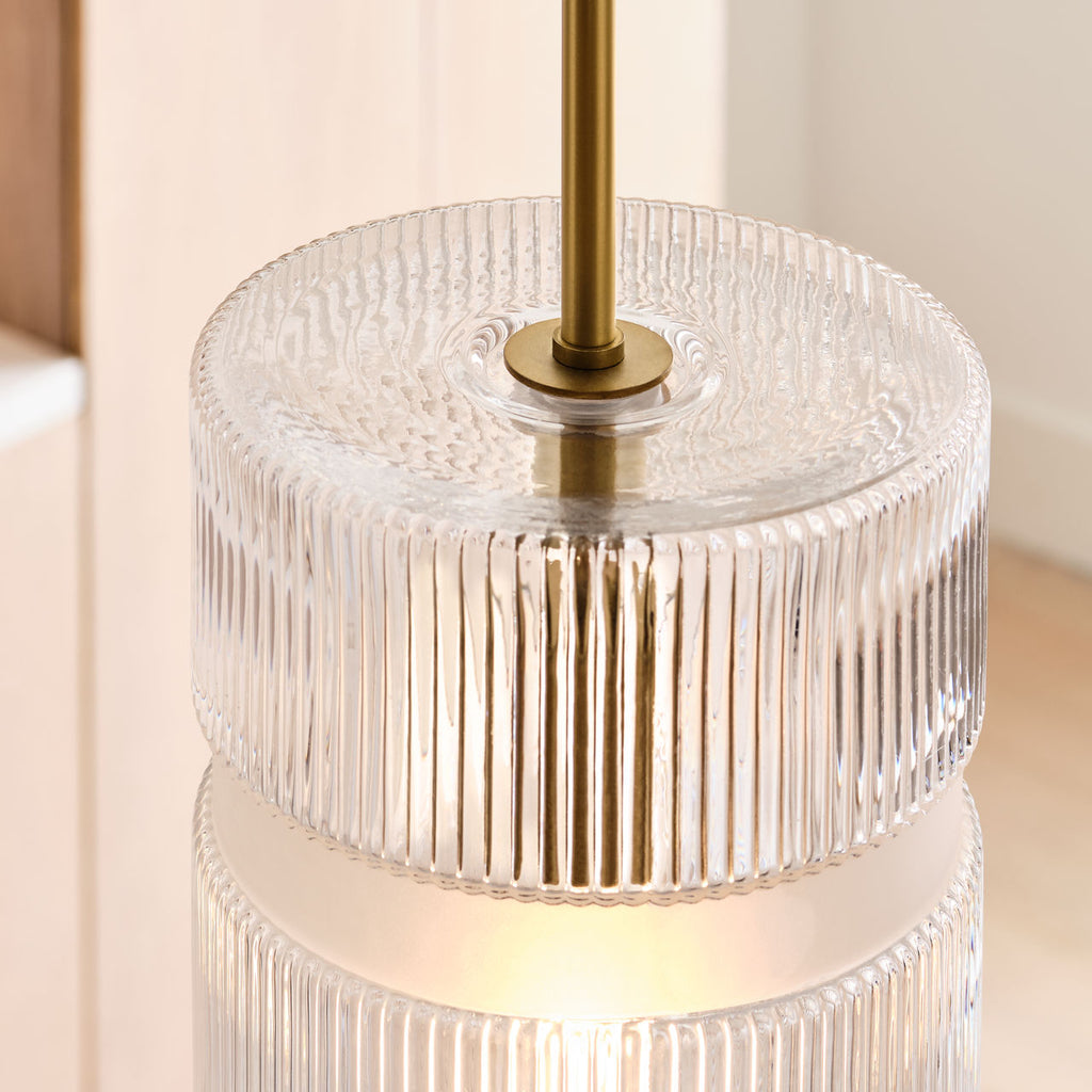 Liouet Small Pendant Satin Brass