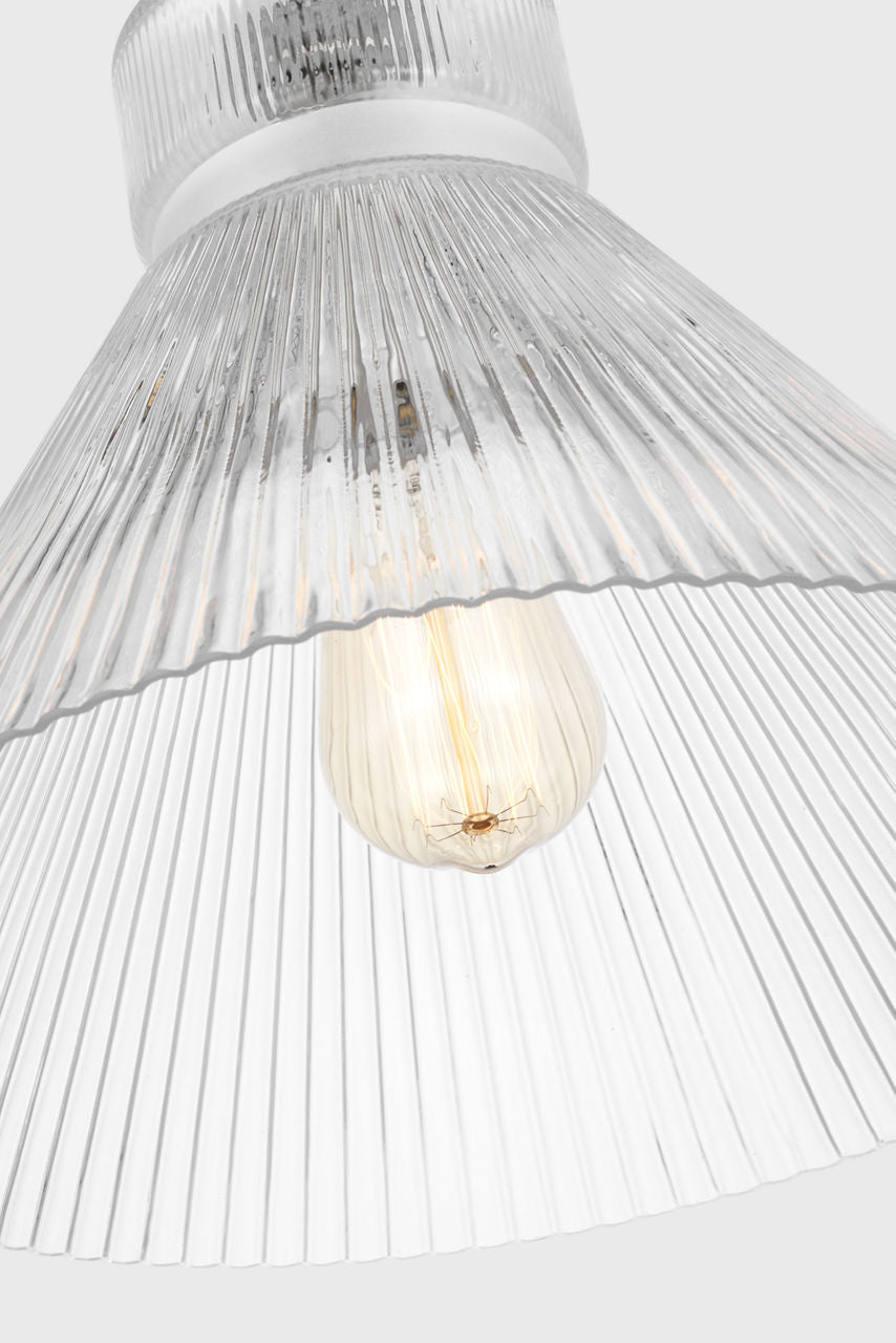 Liouet Medium Pendant Brushed Nickel