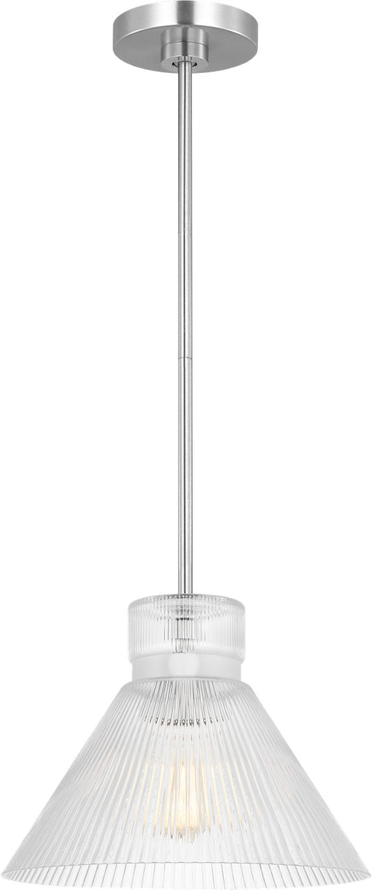 Liouet Medium Pendant Brushed Nickel